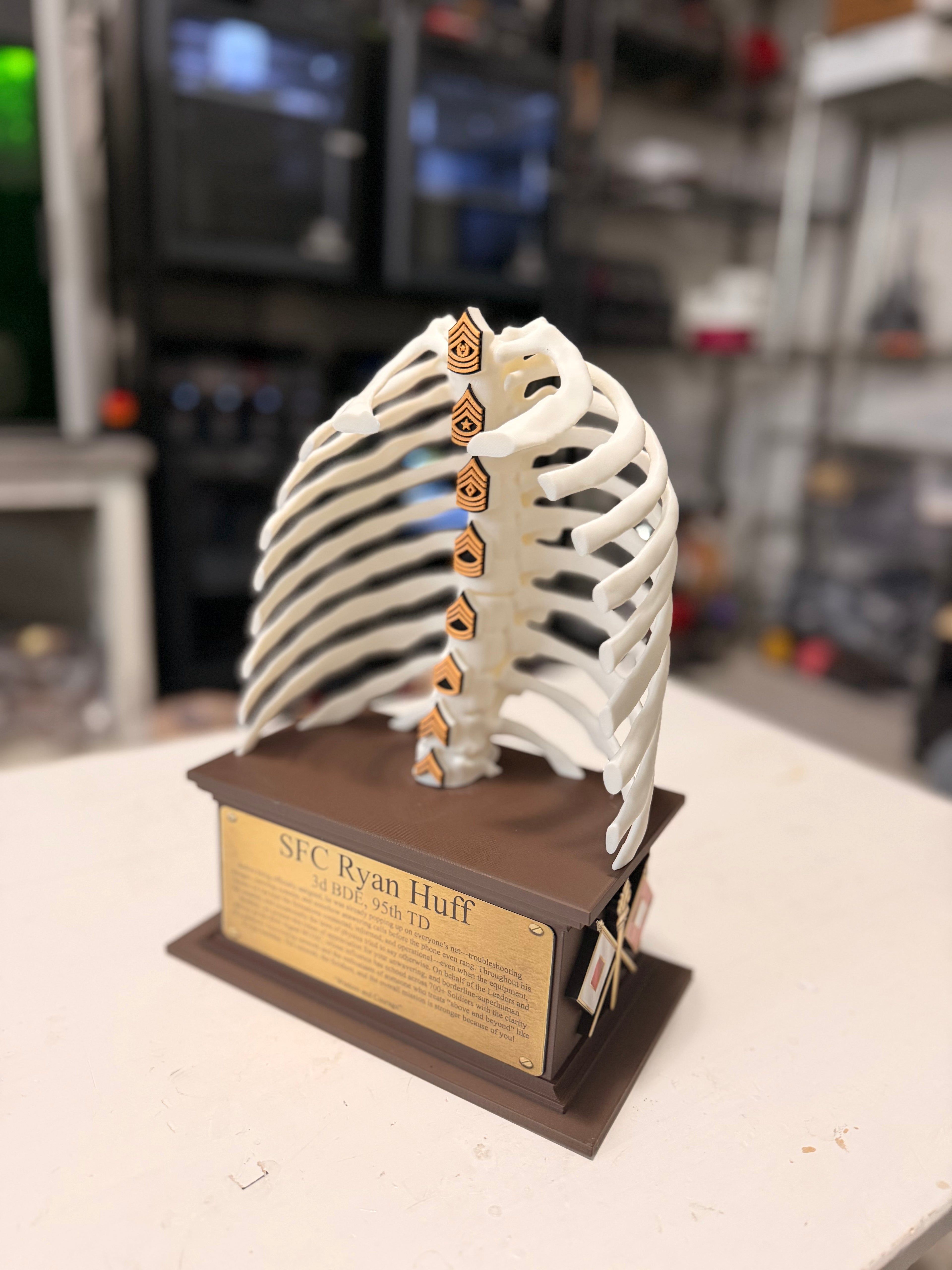 BACKBONE PLAQUE