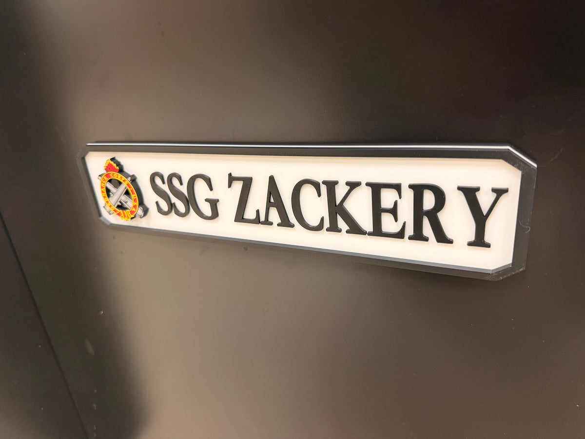 Magnetic Name Plate